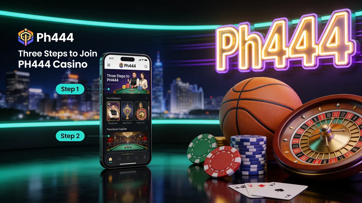 ph444 in the Philippines — Three Steps to Join PH444 Casino